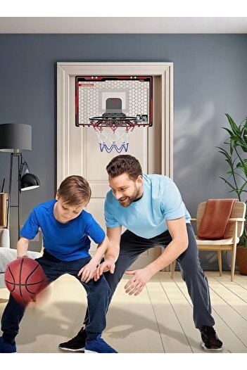 zola Basketball hoop, Zola 40 x 25 cm, door mount, score display, sounds, 2 balls, pump, accessories