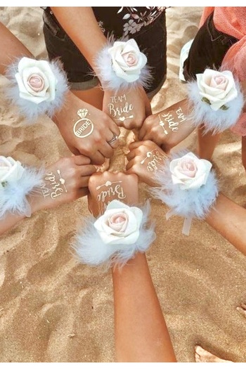 AYS Bride to Be Bride Bridesmaid Tattoo 10Pcs (Bachelorette)