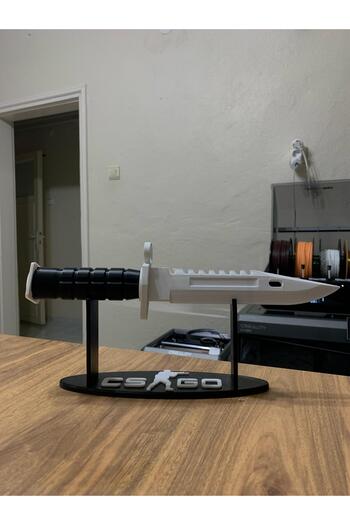Modellio3D Cs:Go M9 Bayonet 3D Printing Decorative Knife Model + Stand