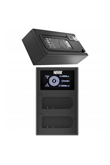 Newell Incarcator dual FDL-USB-C NP-W235, Newell, Negru