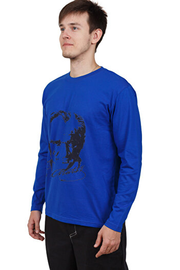 Nacar 29 Ekim 23 Nisan 19 Mayıs Atatürk Baskılı Uzun Kol Tshirt Gösteri Kutlama Kıyafeti