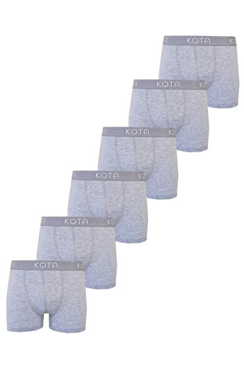 KOTA Set of 6 Men's Lycra Boxer Cotton Flexible Comfortable Colored Legs