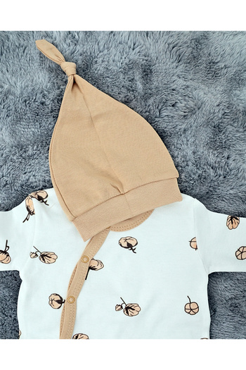 miracool Newborn Baby Rompers / 100% Cotton / Hat Gift