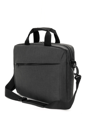 logitech Servietă originală pentru laptop de 15,6 inchi din material negru pentru afaceri și utilizare zilnică