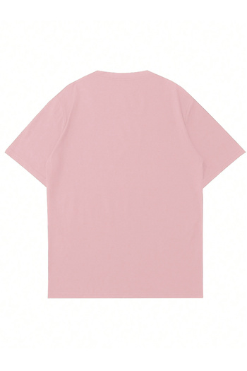 Mad&Calf Unisex Describe to Love Printed Crew Neck Oversize Tshirt