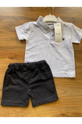 Pierre Cardin Children's Polo Collar Lacoste Shorts Suit