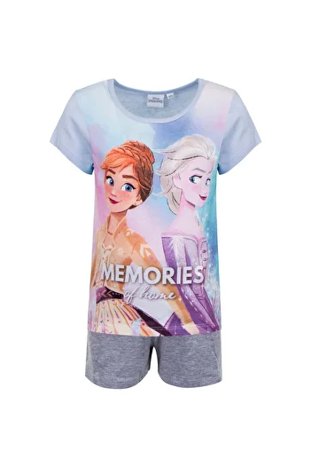 Frozen Girls' short pajamas, Frozen memory of home, Gray 5 years