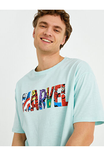 Koton Marvel Oversize T-Shirt με άδεια χρήσης