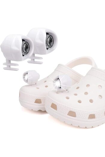 COOYA 2 Hole Shoe Lights, Rechargeable, With 3 Light Modes, Suitable for Dog Walking, Camping, Running