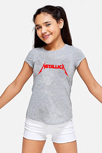 makiteks Quality Cotton Combed Boys Girls Kids Printed Tshirt 5 6 7 8 9 10 11 12 13 14 Years Metallica
