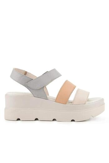 Hush Puppies Γυναικεία σανδάλια από γνήσιο δέρμα Podporo Μπλε