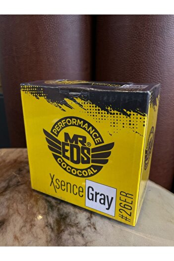 MR EDS 500 gr - 26mm Gray - Mr.eds Xsence Gray - Nargile Kömürü