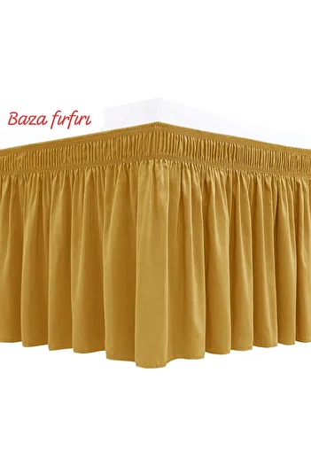 Makrome Pedestal Ruffle Pedestal Skirt Complete Elastic > Single / Double Elastic Adjustable Pedestal Ruffle