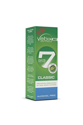 Vebix Max Deo Cream Classic 25ml Green 0482 --- Vebix Max Deo Cream Green 25ml