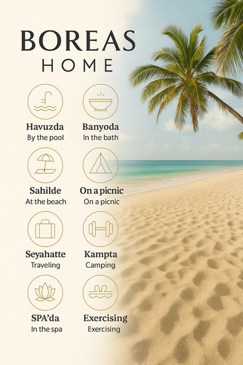 Boreas Home Peshtemal Baie Turceasca Albastra Clasic 80x170 cm - Utilizare Piscina, Plaja si Baie