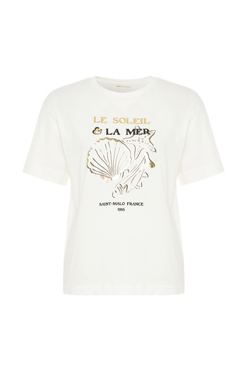 Mudo PRINTED CREW NECK T-SHIRT