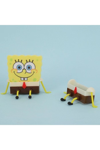 Choice 1 SpongeBob SquarePants Dish Washing Brush Drain Rack Sink Dish Cloth Brush Pot Cartoon Rack Sponge.