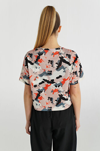hummel JOKER CROP KISA KOLLU TİŞÖRT