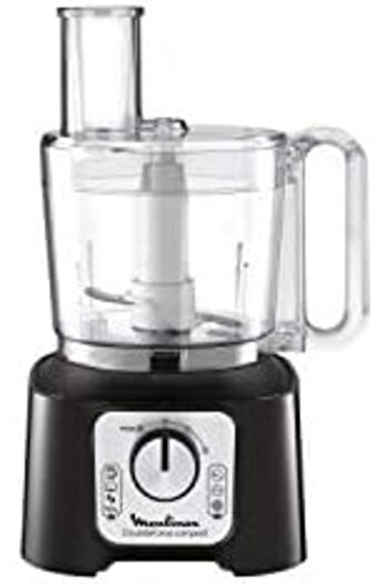 Moulinex Double Force Compact Multi-Function Robot 3 Litre Bowl Blender 1.25 L 6 Speed Options 9 Acc