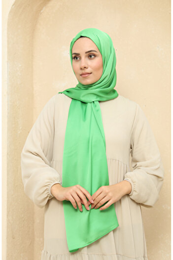 sefamerve Nursema Pistachio Green Sandy Silk Shawl 81001-02