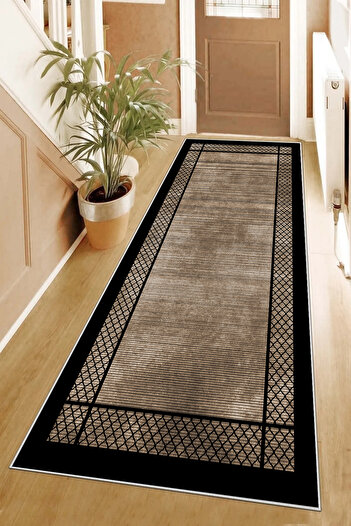 df home Digital Printed Cutting Runner - Washable Non-Slip Base, Doorway Entrance Carpet 3516