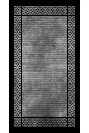 df home Digital Printed Cutting Runner - Washable Non-Slip Base, Doorway Entrance Carpet 3516