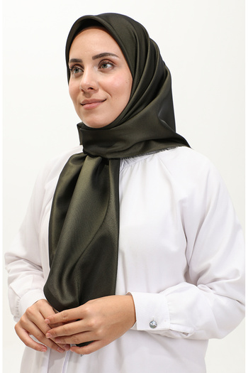 sefamerve Khaki Plain Scarf - 1266-38 Model