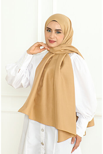 sefamerve Caramel Pear Shawl - 81076-17 Model