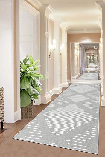df home Geometric Scandinavian Living Room Carpet - Digital Printing, Dustproof and Washable Non-Slip Base 8116-