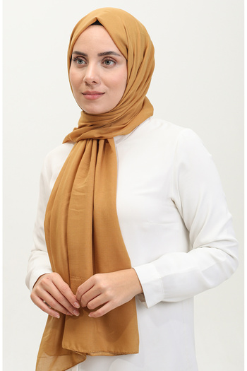sefamerve Madame Mary Soft Shawl 19084-15 Mustard