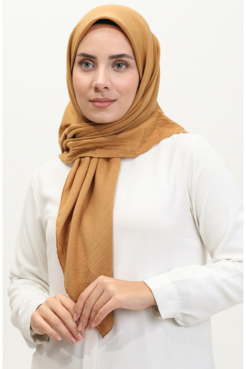 sefamerve Mustard Wrap Scarf - 90162-20