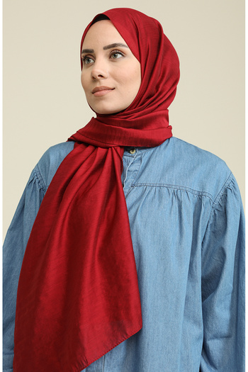 sefamerve Madame Mary Aerobin Shawl 19078-03 Claret Red