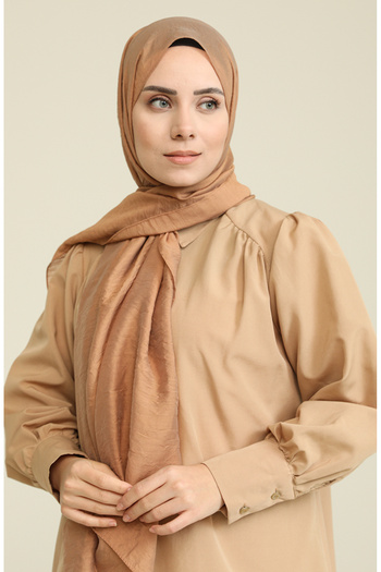 sefamerve Madame Mary Aerobin Shawl 19078-17 Camel