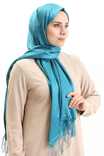 sefamerve Shiny Turquoise Evening Dress Shawl 2006-05