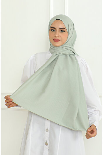 sefamerve Light Green Pear Shawl - 81076-01