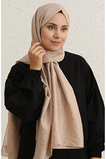 sefamerve Stone Colored Plain Shawl 1090-04
