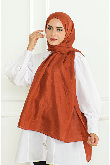 sefamerve Brick Color Karaca Shawl - 81058-14