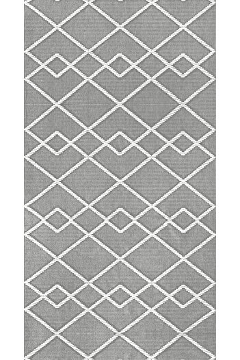 df home Geometric Scandinavian Printed Dust-Proof Living Room Carpet - Washable Non-Slip Base 8117-