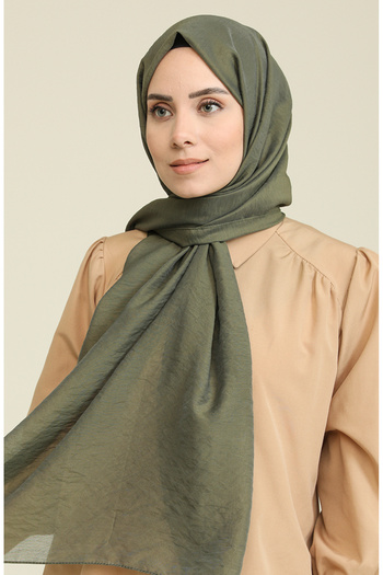 sefamerve Madame Mary Aerobin Shawl 19078-09 Khaki