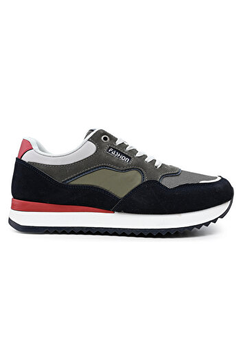 Tmall Men's sports shoes, Suede leather, B4009, Green