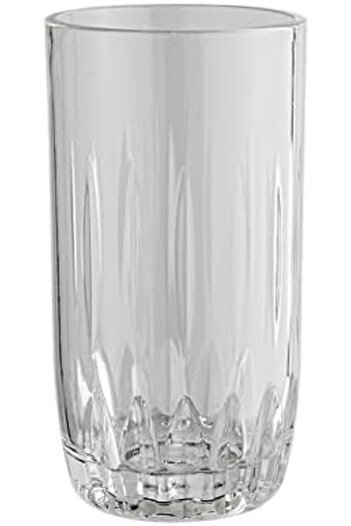 ALSAIF 6-piece acrylic cup set, ideal for serving cold drinks and juices. Durable, lightweight.