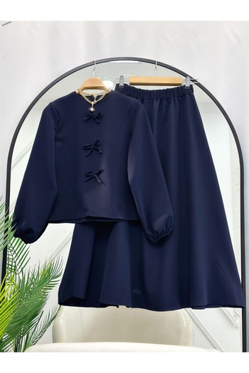 YEDİLALE Bow Skirt Set