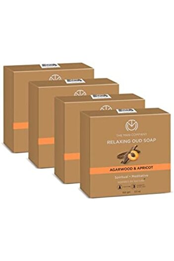 The Man Company Relaxing Oud Soap Bar 100Gm, Premium Long-Lasting Freshness, Agarwood & Apricot, Glo