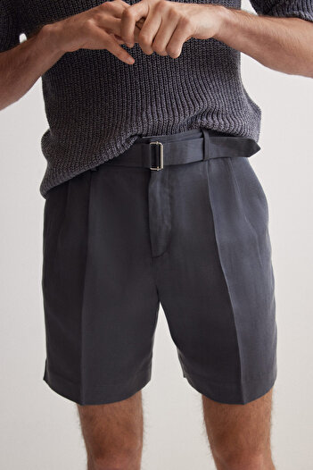H&M Lyocell Karışımlı Şık Şort Relaxed Fit