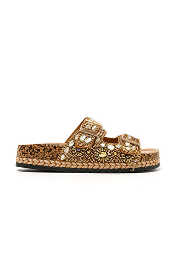 Guja Woman / girl slipper 25y183-1 alt guja gold