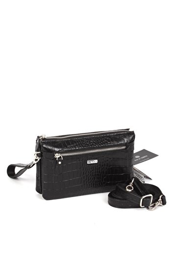 Aka Leather Black Hand and Shoulder Bag 364 12