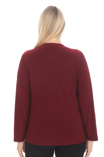 TRENDSE Stylish Stone DeTailed 2-piece Blouse Set for Mother