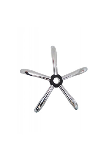 Depox Baza metalica pentru scaun director, 56 cm, argintiu