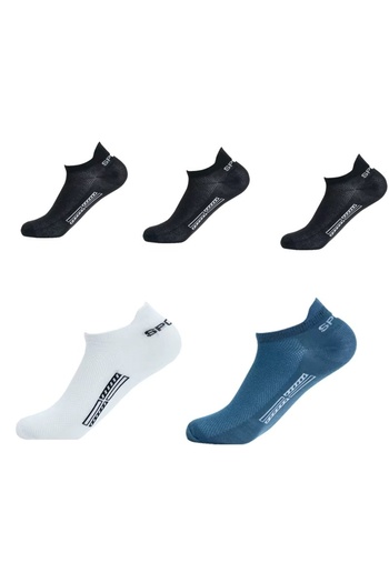 delis Set of 5 Pairs of Socks for Men, Ss015, Multicolor, Universal Size