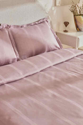 Karaca Home Alvin Double Duvet Cover Set Plum